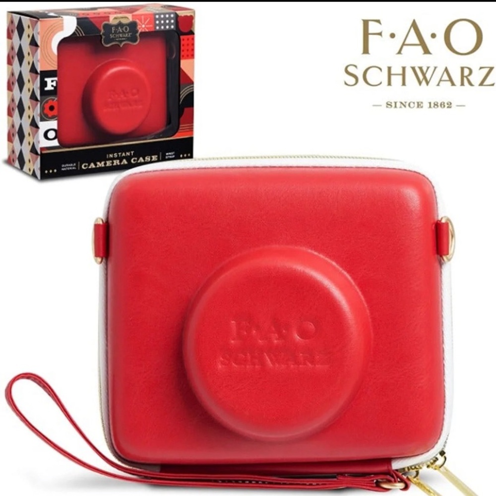 Red Instant Camera Case FAO Schwartz